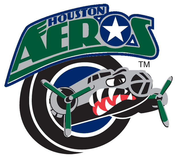 Houston Aeros 2001 02 Primary Logo iron on heat transfer